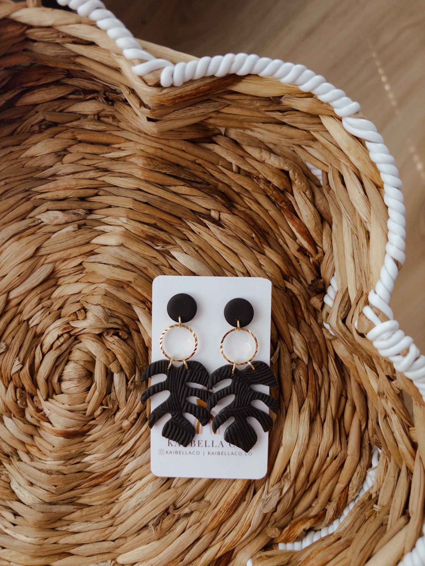 Monstera Dangles | Summer 25 in Black