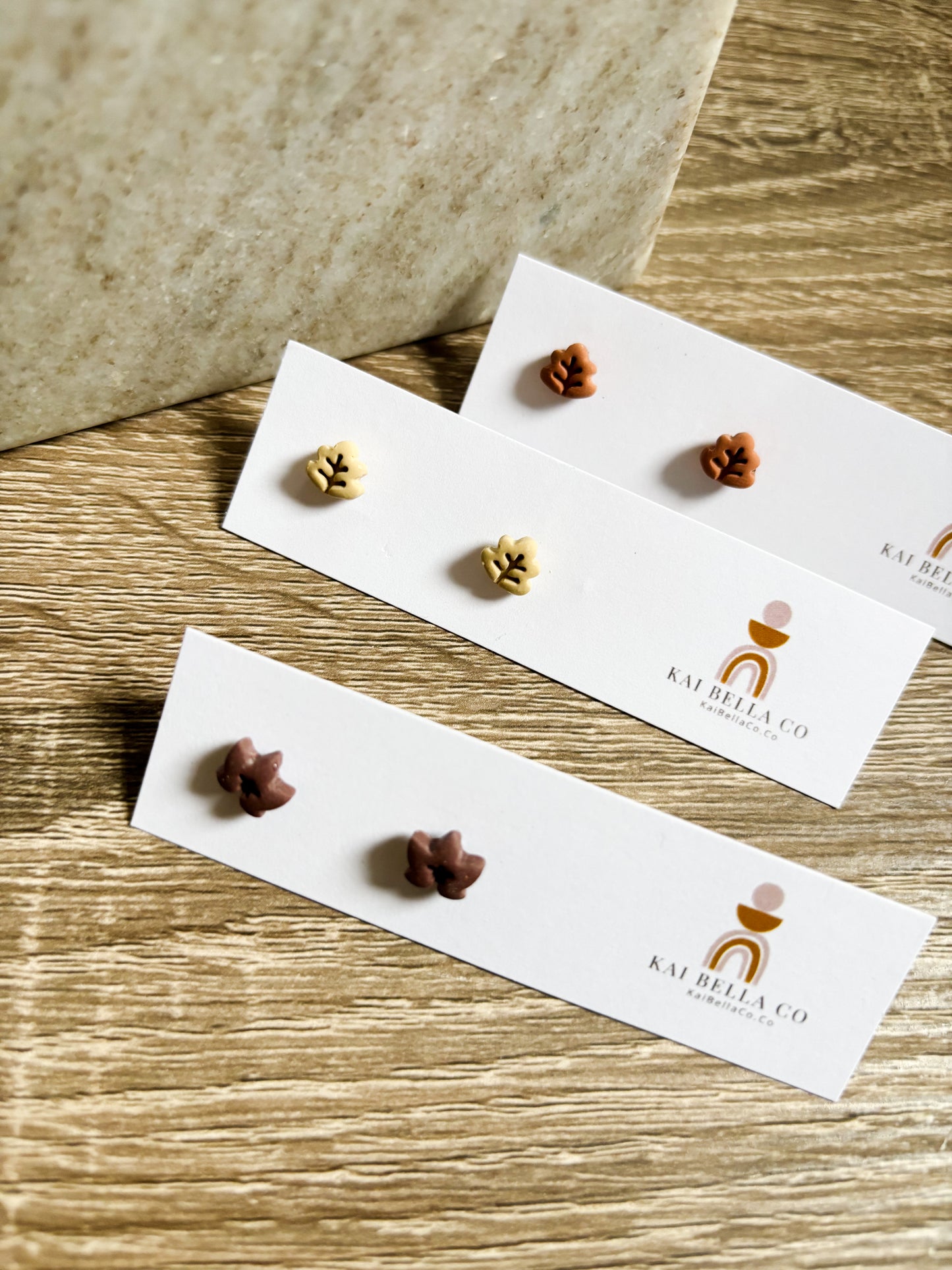 Mini Leaf Studs