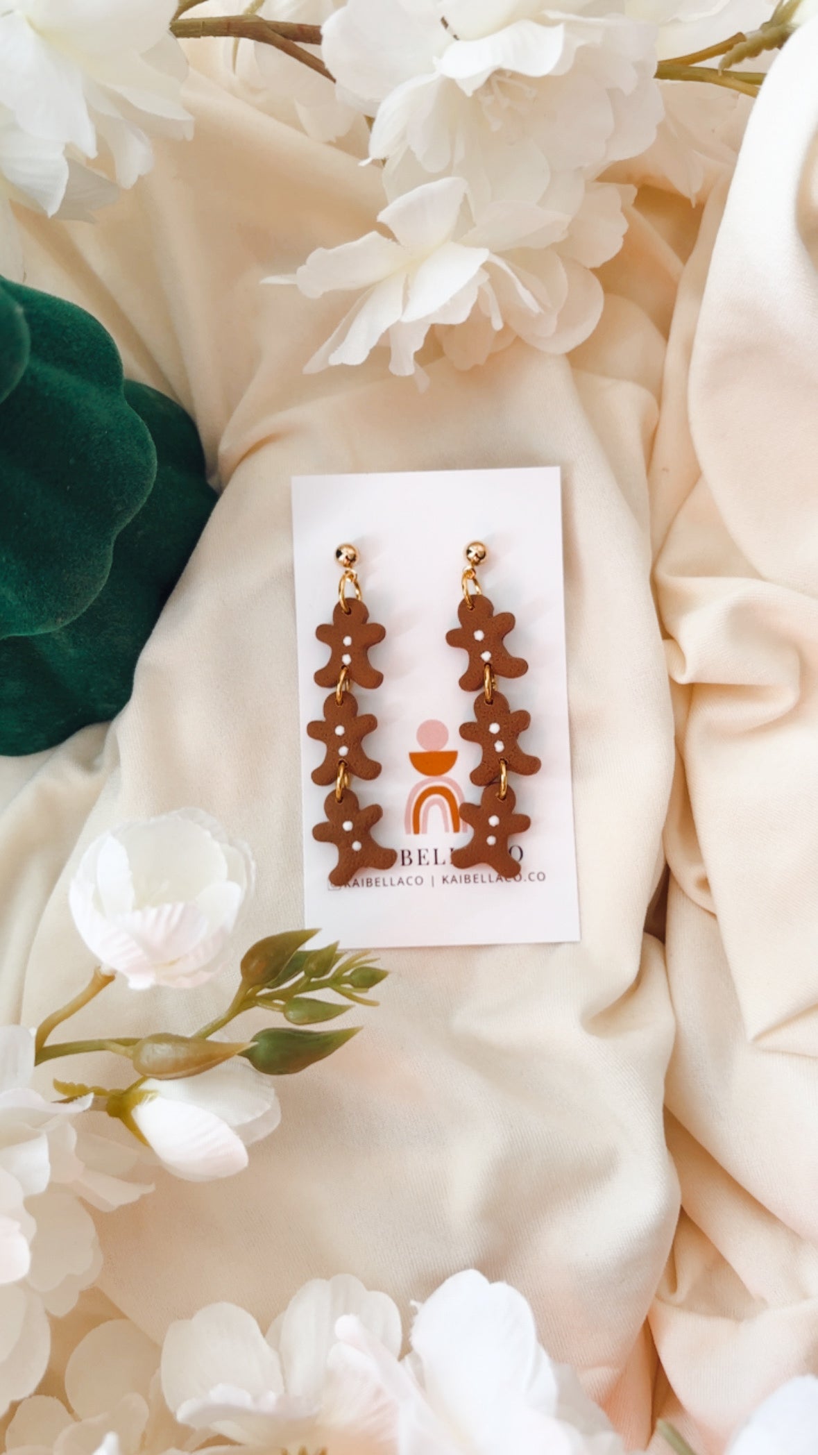 Gingerbread Man Trio Dangle | CH25