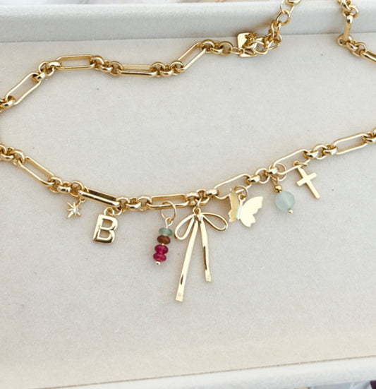 Charm Necklace - Link Chain Style 2